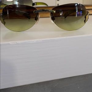 Chanel Rimless Sunglasses in Olive